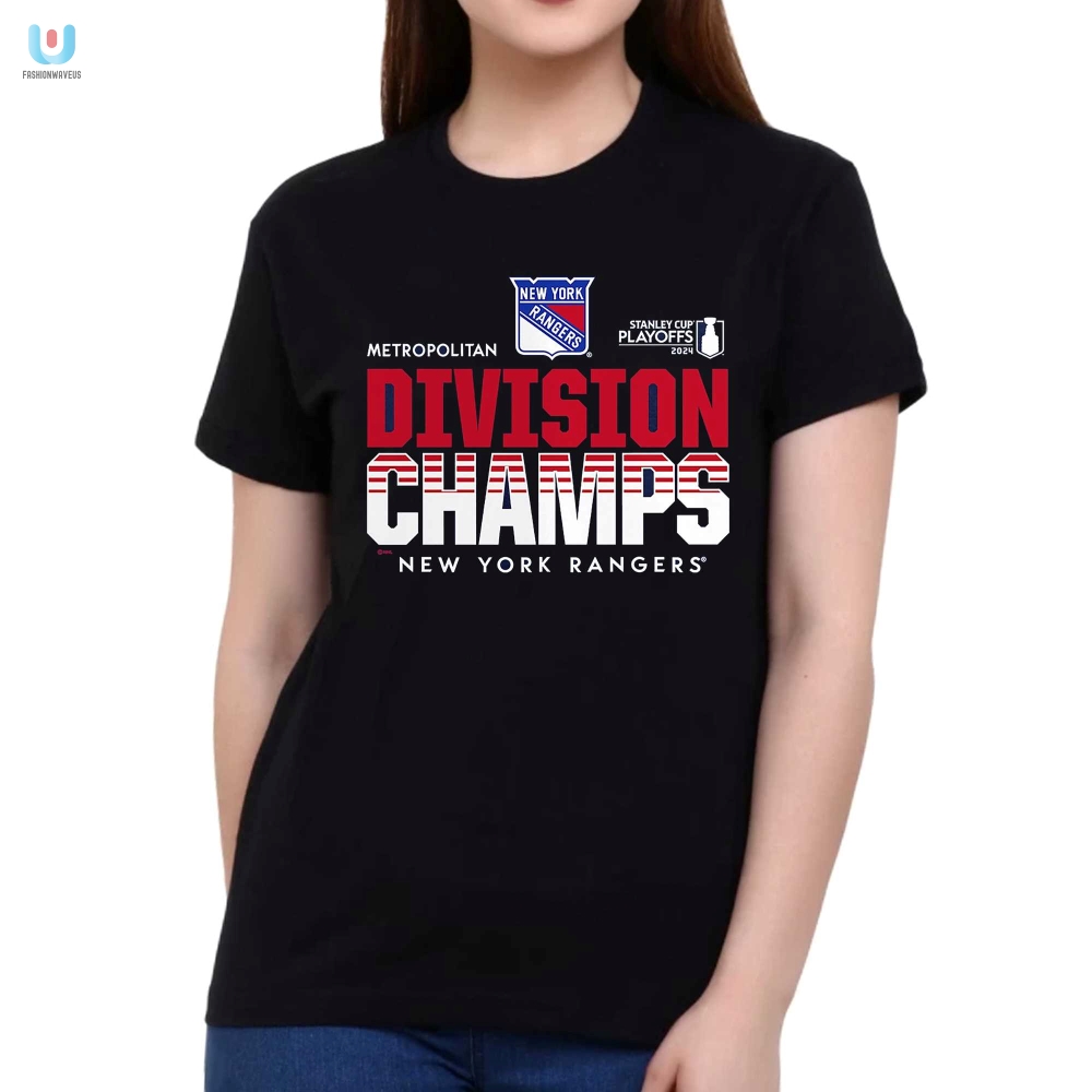 New York Rangers 2024 Metropolitan Division Champions Tshirt 