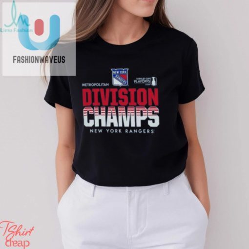 Nhl Youth 2023 2024 Division Champions New York Rangers T Shirt fashionwaveus 1 2