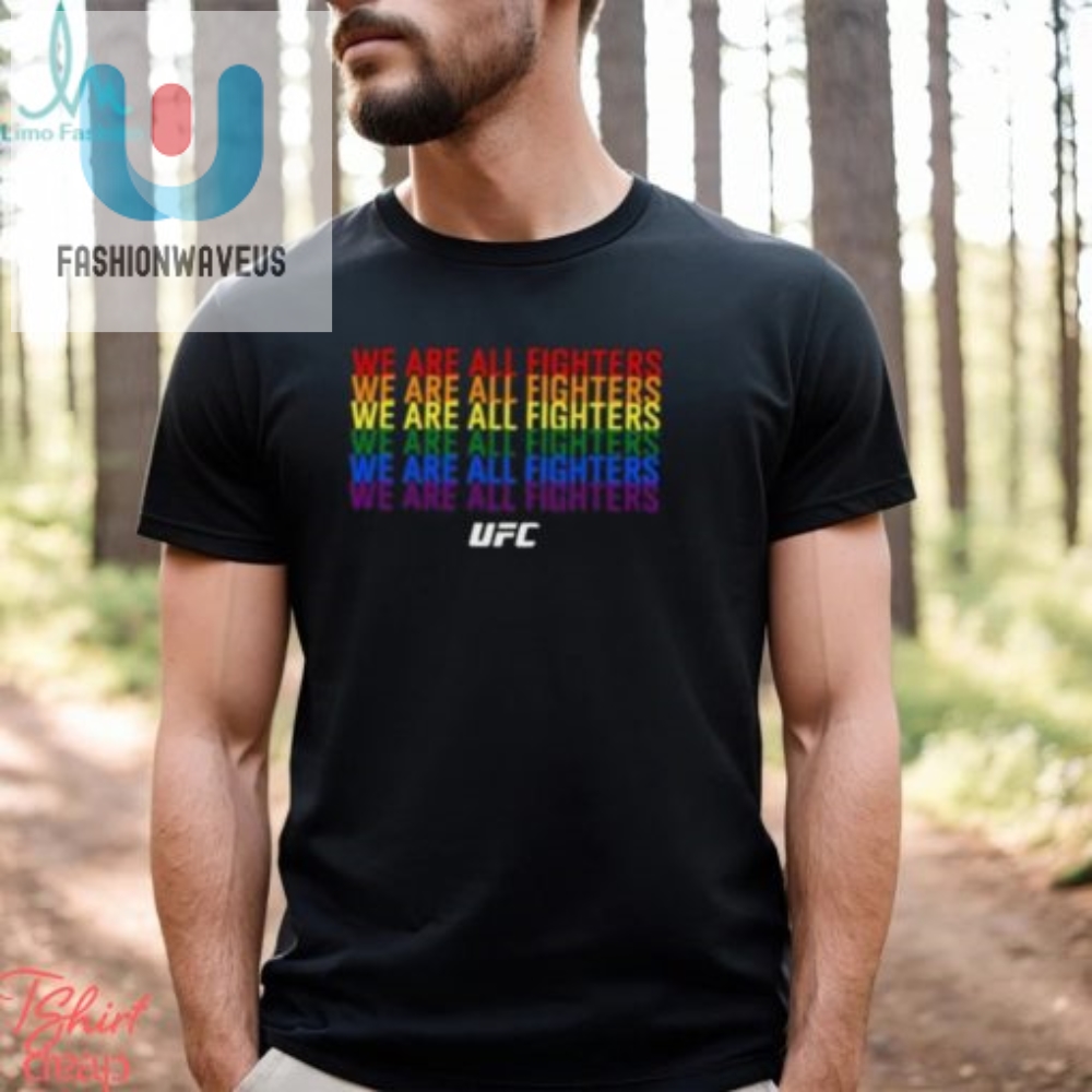 Top We Are All Fighters Classic T Shirt 