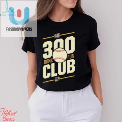 Official The 300 Club Home Run Baseball 22 T Shirt fashionwaveus 1 2