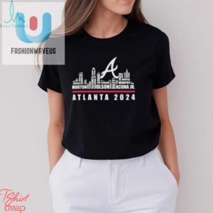 Official Atlanta Braves Skyline Players Name Atlanta 2024 Shirt fashionwaveus 1 2