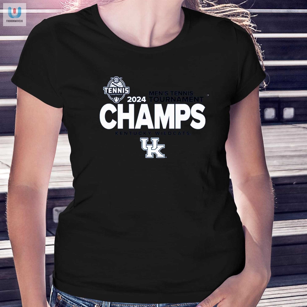 Kentucky Wildcats 2024 Sec Mens Tennis Champions Locker Room Tshirt 
