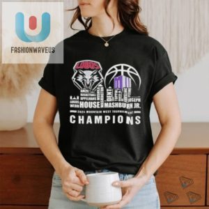 New Mexico Lobos Skyline Players Name 2024 Mountain West Champions Shirt fashionwaveus 1 1