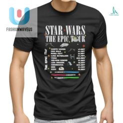 Star Wars The Epic Tour Two Side Logo Shirt fashionwaveus 1 1