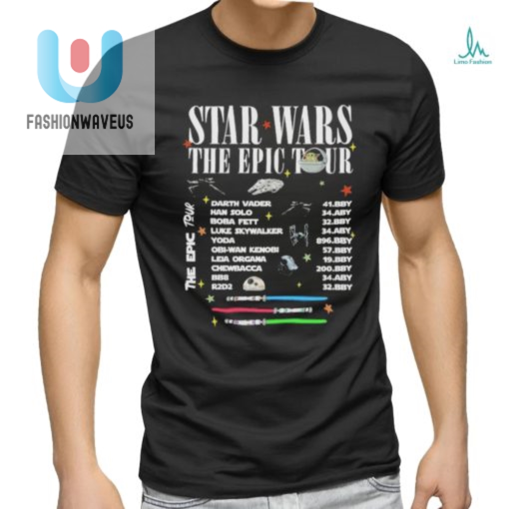 Star Wars The Epic Tour Two Side Logo Shirt 