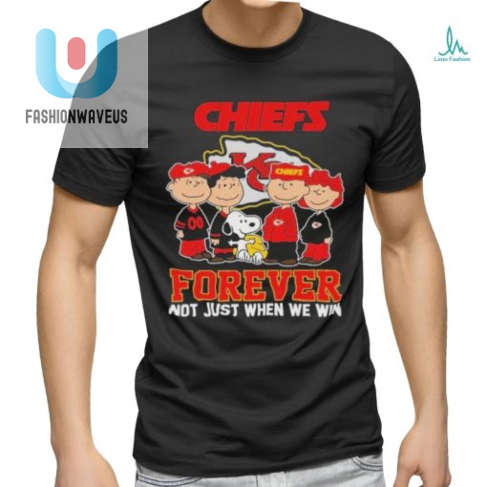 Kansas City Chiefs Football Snoopy Forever Not Just When We Win T Shirt 