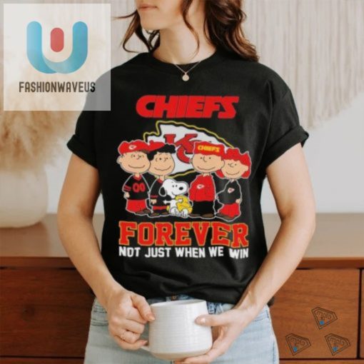 Kansas City Chiefs Football Snoopy Forever Not Just When We Win T Shirt fashionwaveus 1 3