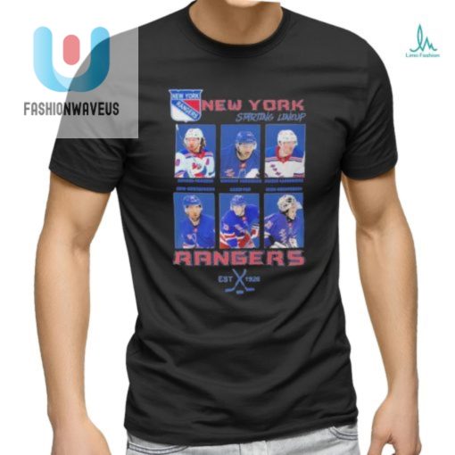 New York Rangers Hockey Starting Line Up Fan T Shirt fashionwaveus 1 1