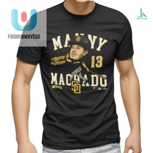 Men S Fanatics Branded Manny Machado Brown San Diego Padres Caricature T Shirt fashionwaveus 1 1