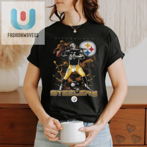 Pittsburgh Steelers Mascot On Fire Nfl Shirt fashionwaveus 1 3