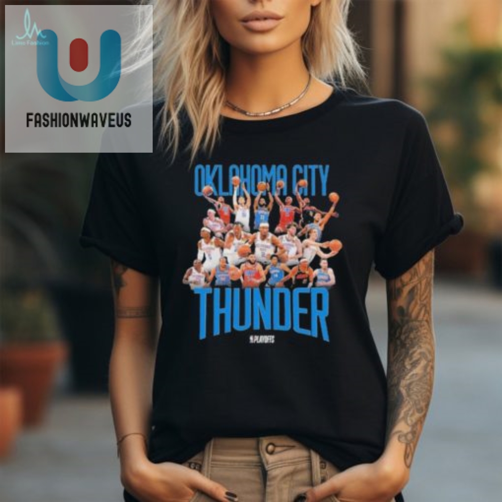 Oklahoma City Thunder 2024 Nba Playoff Roster Basketball T Shirt 