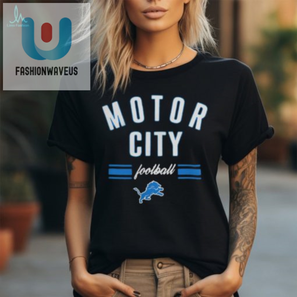 Detroit Lions Motor City Football T Shirt 
