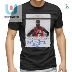 Julius Erving Philadelphia 76Ers Autographed 2012 13 Panini National Treasures Notable Nicknames Signatures Shirt fashionwaveus 1 1