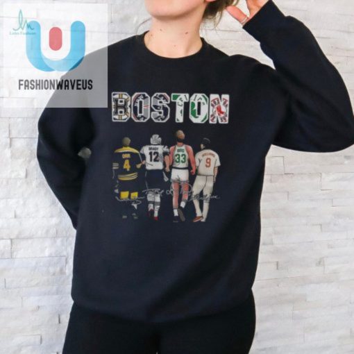 Boston Bruins New England Patriots Boston Celtics Boston Red Sox Stars Signatures For Fans T Shirt fashionwaveus 1