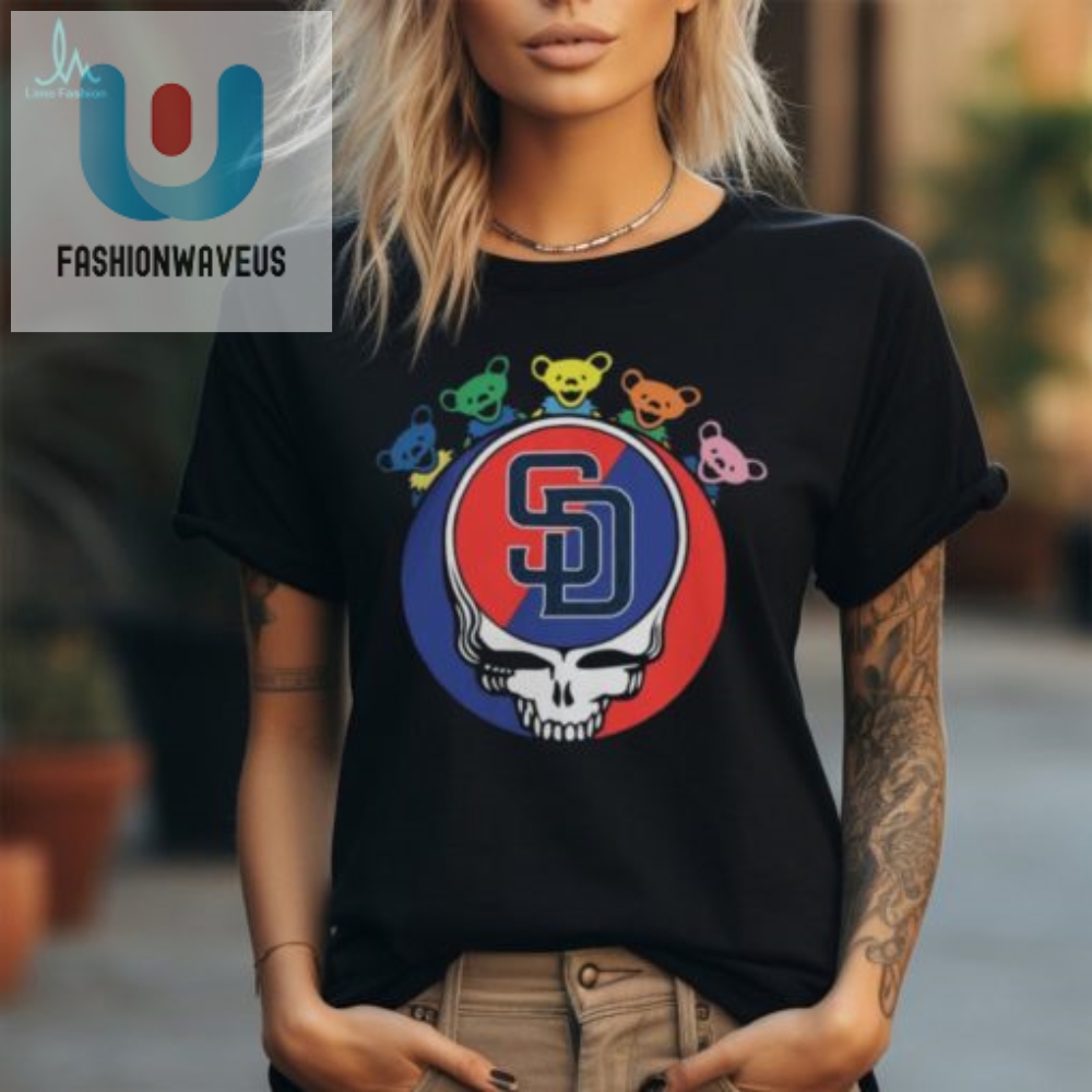 The Grateful Dead Mixed San Diego Padres T Shirt 