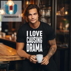 Official Jake Clark Wearing I Love Causing Drama T Shirt fashionwaveus 1 2