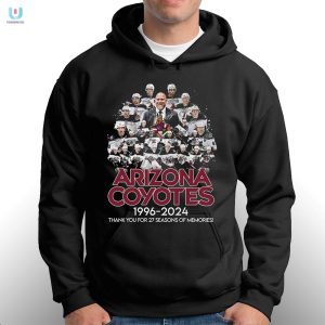 Arizona Coyotes 19962024 Thank You For 27 Seasons Of Memories Tshirt fashionwaveus 1 2