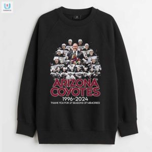 Arizona Coyotes 19962024 Thank You For 27 Seasons Of Memories Tshirt fashionwaveus 1 3