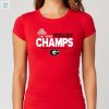 Georgia Bulldogs 2024 Sec Womens Tennis Champions Locker Room Tshirt fashionwaveus 1