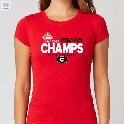 Georgia Bulldogs 2024 Sec Womens Tennis Champions Locker Room Tshirt fashionwaveus 1