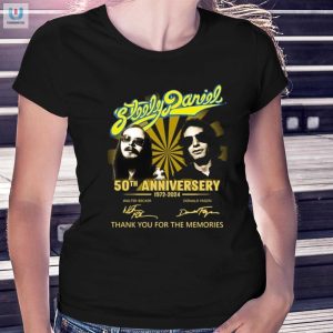 Steely Dan 50Th Anniversary 19722024 Thank You For The Memories Tshirt fashionwaveus 1 1