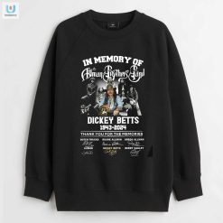 In Memory Of The Allman Brothers Band Dickey Betts 19432024 Thank You For The Memories Tshirt fashionwaveus 1 3