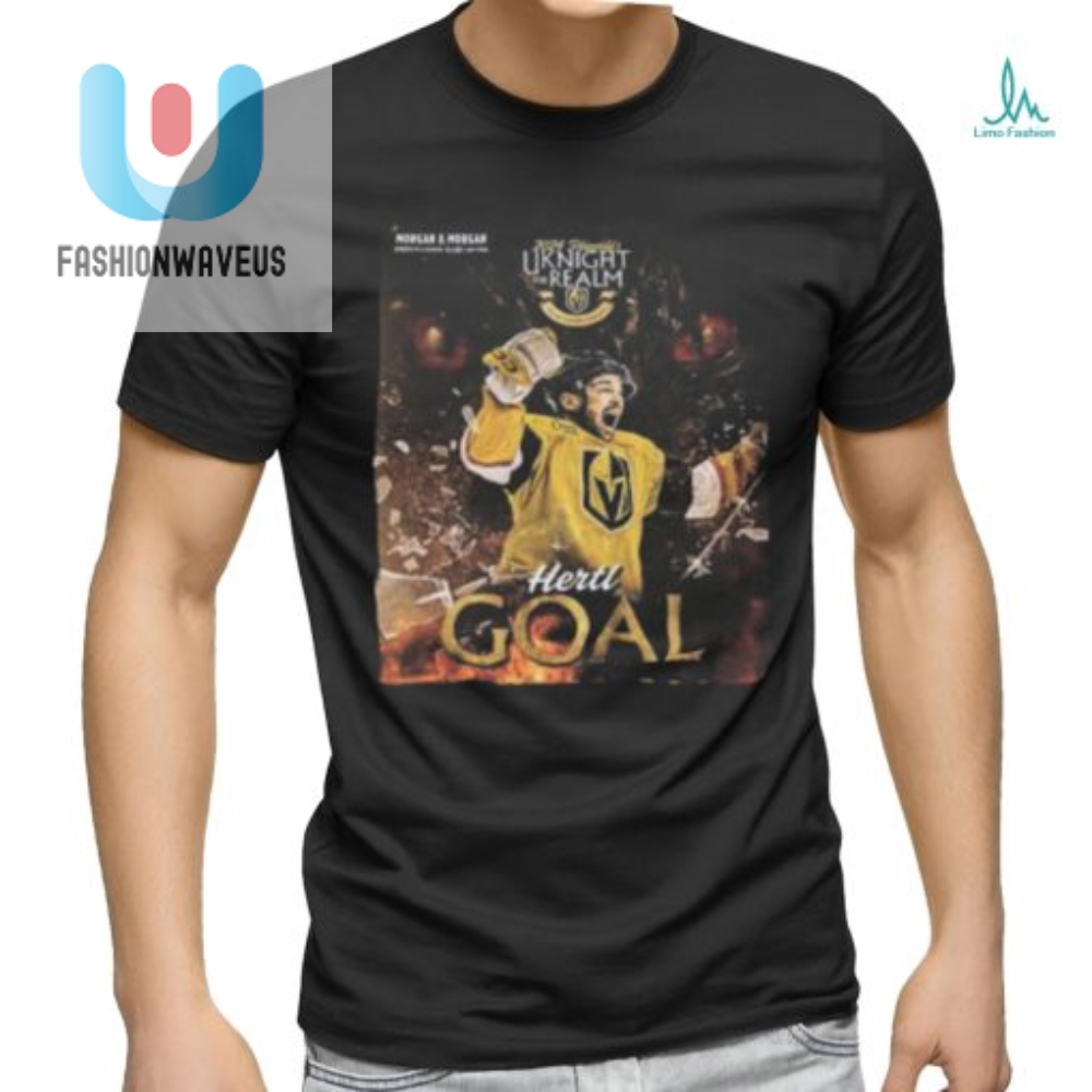 Tomas Hertl Goal 2024 Playoffs Uknight The Realm Vegas Golden Knights Nhl Unisex T Shirt fashionwaveus 1