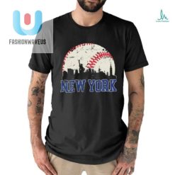 New York Retro Baseball Lover Met At Game Day Shirt fashionwaveus 1 2