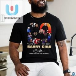 60 Years Of 1955 2024 Barry Gibb Thank You For The Memories T Shirt fashionwaveus 1 1