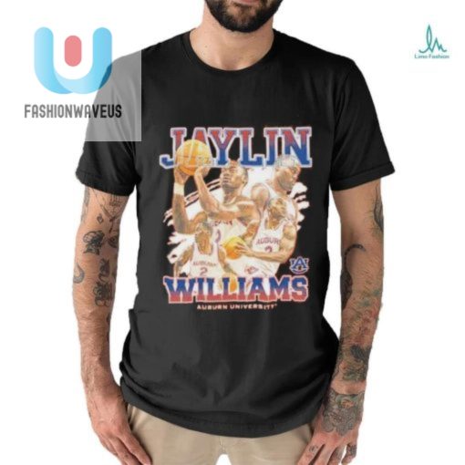 Jaylin Williams Auburn Tigers Men S Basketball Caricature Shirt fashionwaveus 1 2