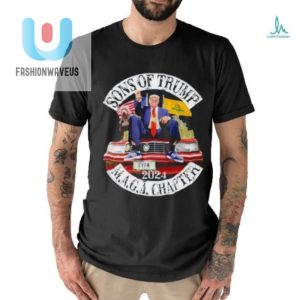 Donald Trump Sons Of Trump Maga Chapter 2024 With Pitbull Car Shirt fashionwaveus 1 2