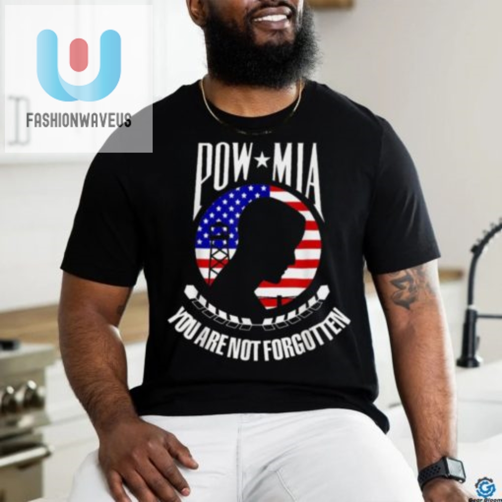 Trends Pow Mia American Flag You Are Not Forgotten T Shirts 