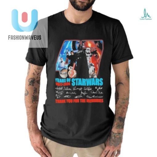 Star Wars Years Of 1977 2024 Thank You For The Memories T Shirt fashionwaveus 1 2