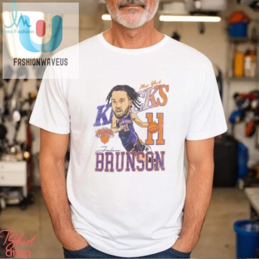 New York Knicks Jalen Brunson Caricature T Shirt fashionwaveus 1 1
