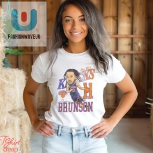 New York Knicks Jalen Brunson Caricature T Shirt fashionwaveus 1 3