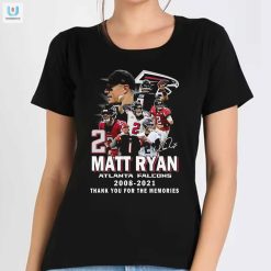 Matt Ryan Atlanta Falcons 20082021 Thank You For The Memories Tshirt fashionwaveus 1 1