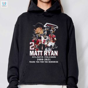 Matt Ryan Atlanta Falcons 20082021 Thank You For The Memories Tshirt fashionwaveus 1 2