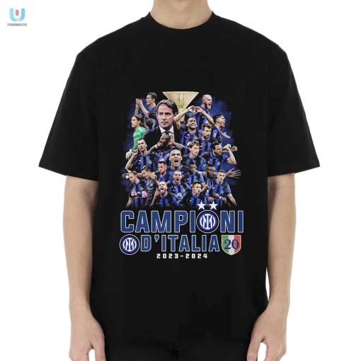 Inter Milan Campioni Ditalia 20232024 Tshirt fashionwaveus 1