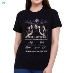 Avenged Sevenfold Life Is But A Dream North American Tour 2024 Tshirt fashionwaveus 1 1