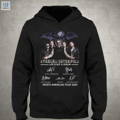 Avenged Sevenfold Life Is But A Dream North American Tour 2024 Tshirt fashionwaveus 1 2