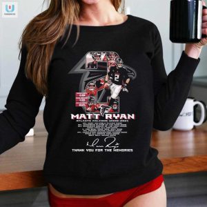 Atlanta Falcons Matt Ryan 20082021 Signature Thank You For The Memories Tshirt fashionwaveus 1 1