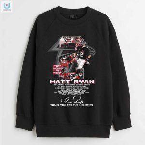 Atlanta Falcons Matt Ryan 20082021 Signature Thank You For The Memories Tshirt fashionwaveus 1 3