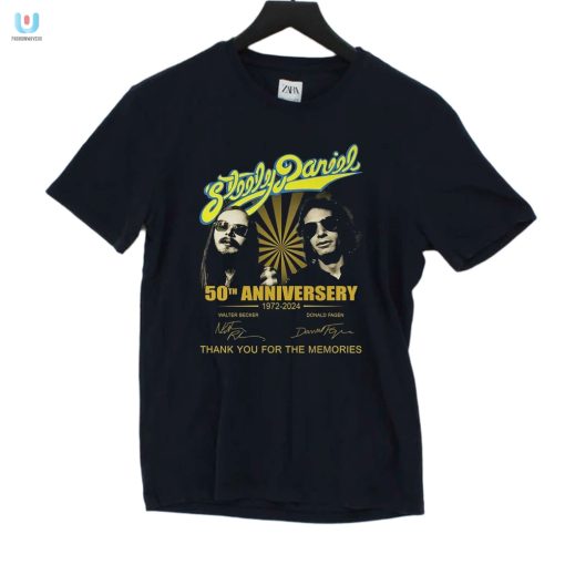 Steely Daniel 50Th Anniversary 19722024 Thank You For The Memories Tshirt fashionwaveus 1