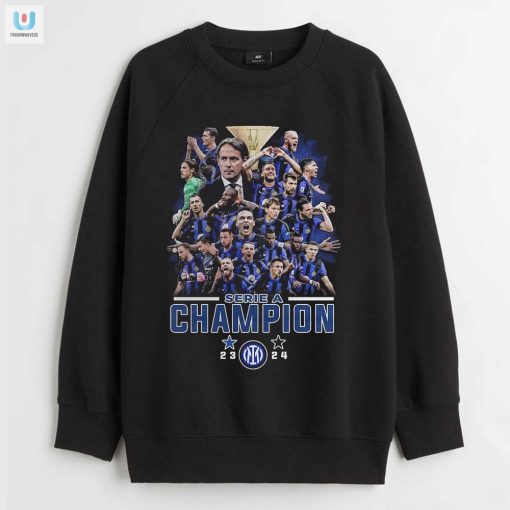Serie A Champion 20232024 Inter Milan Tshirt fashionwaveus 1 3