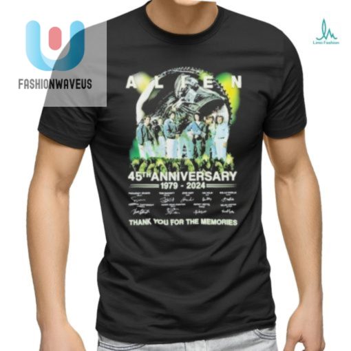 Alien 45Th Anniversary 1979 2024 Signatures Thank You For The Memories T Shirt fashionwaveus 1 4