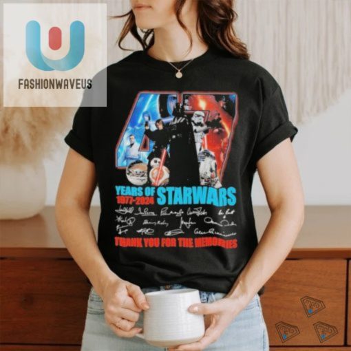 Star Wars Years Of 1977 2024 Thank You For The Memories T Shirt fashionwaveus 1 7