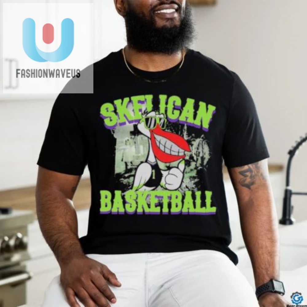 Official Skeli Basketball Bird Smile Cemetery Images T Shirt 