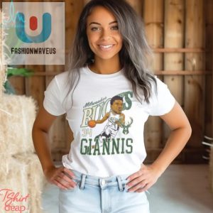 Milwaukee Bucks Giannis Antetokounmpo Caricature T Shirt fashionwaveus 1 3