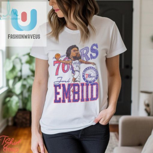 Philadelphia 76Ers Joel Embiid Caricature T Shirt fashionwaveus 1