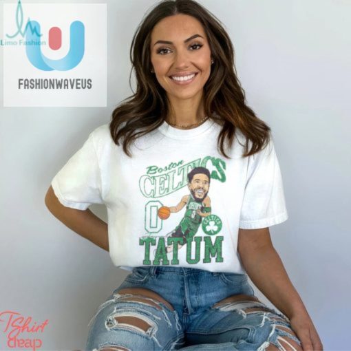 Boston Celtics Jayson Tatum Caricature T Shirt fashionwaveus 1 2